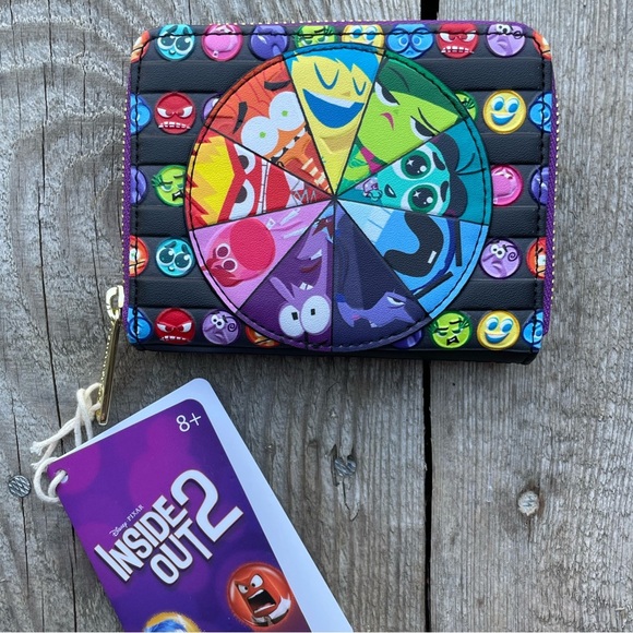 Loungefly Handbags - NWT Loungefly & Disney Inside Out 2 Colorful Wallet